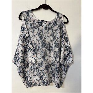 Luisa Ricci L Cold Shoulder Dolman sleeve Knitted sweater made in‎ Italy Floral
